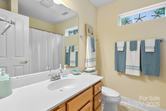 50 Grove End Rd, Fletcher, NC 28732 - full bath with plenty of natural light, vanity, tile patterned flooring, and a shower with curtain