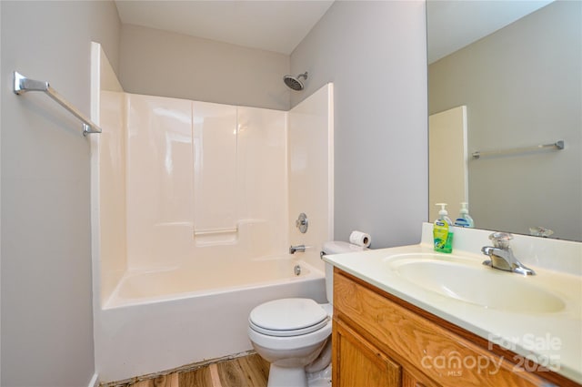 1312 Shenandoah Cir, Rock Hill, SC 29730 - full bathroom featuring wood finished floors, vanity, and bathtub / shower combination