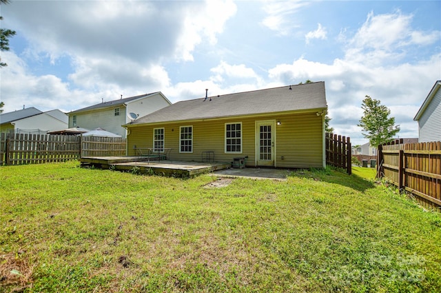 1312 Shenandoah Cir, Rock Hill, SC 29730 - back of house featuring a fenced backyard and a wooden deck