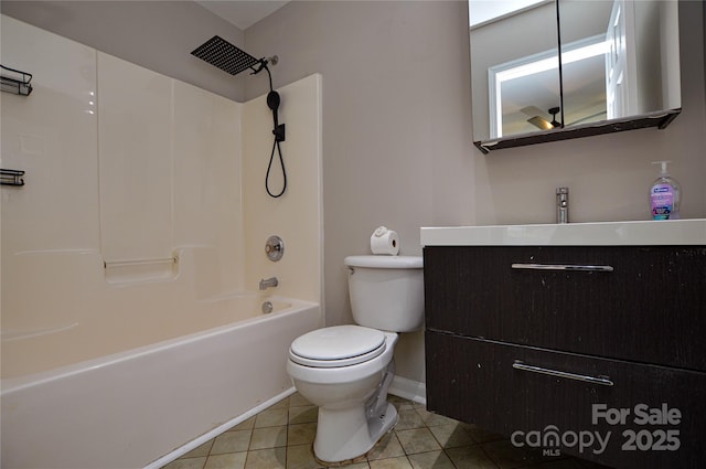 1312 Shenandoah Cir, Rock Hill, SC 29730 - bathroom with vanity, tile patterned floors, and shower / bathtub combination