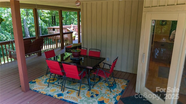 270 Foxwood Dr, Tryon, NC 28782 - sunroom / solarium featuring outdoor dining space