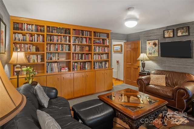 270 Foxwood Dr, Tryon, NC 28782 - sitting room with wallpapered walls