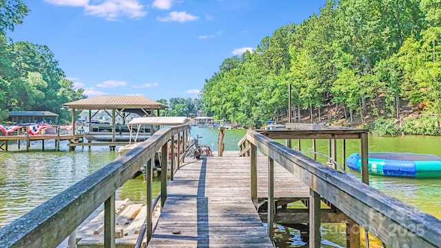 2116 Bon Villa Way, Fort Mill, SC 29708 - dock area with a water view