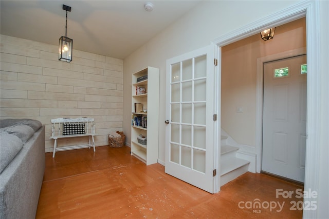 1239 Mac Ln, Stanley, NC 28164 - living area featuring wood finished floors