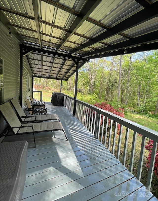 6490 Alta Ctr, Denver, NC 28037 - view of wooden deck
