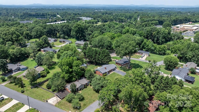 2623 NE 13th St NE, Hickory, NC 28601 - aerial overview of property's location featuring a forest and nearby suburban area
