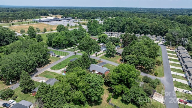 2623 NE 13th St NE, Hickory, NC 28601 - aerial view of property's location featuring a heavily wooded area