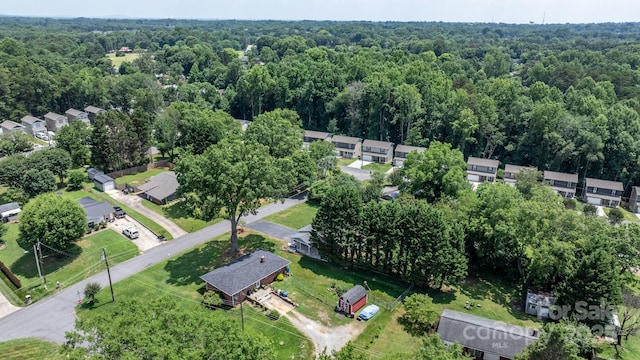 2623 NE 13th St NE, Hickory, NC 28601 - drone / aerial view of a heavily wooded area