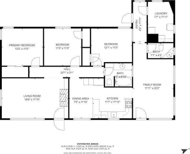 2623 NE 13th St NE, Hickory, NC 28601 - view of home floor plan