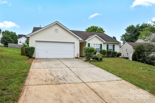 7616 Shiny Meadow Ln, Charlotte, NC 28215 - single story home featuring a garage and concrete driveway