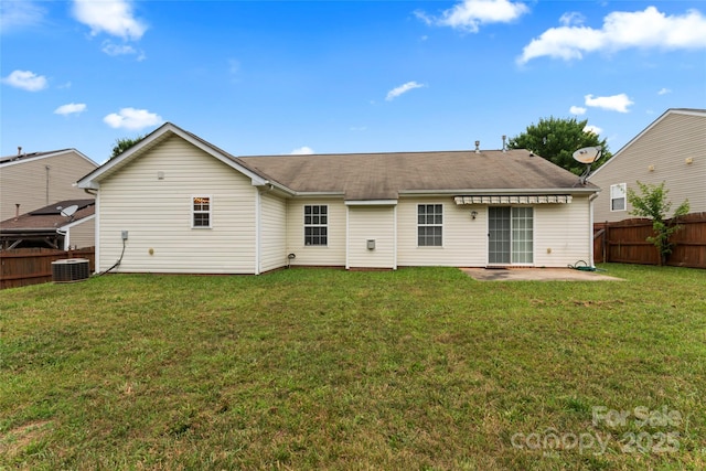 7616 Shiny Meadow Ln, Charlotte, NC 28215 - rear view of house featuring a patio and roof with shingles