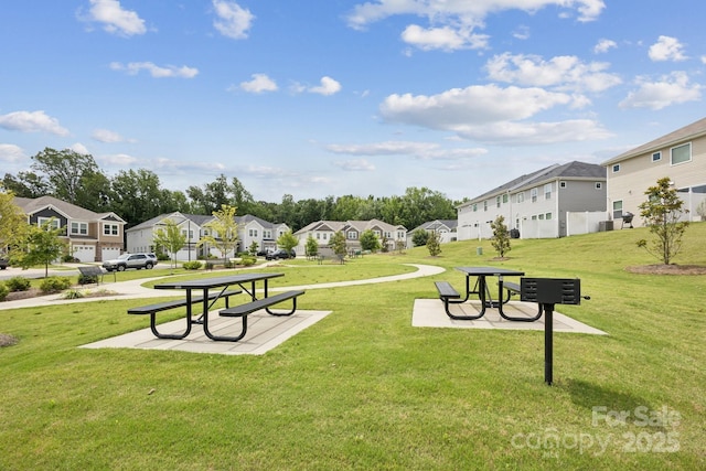13323 Savaine St, Charlotte, NC 28278 - surrounding community with a residential view and a lawn