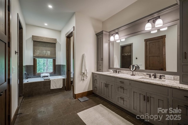 2101 October Dr Unit 150, Nebo, NC 28761 - full bath featuring a garden tub and double vanity