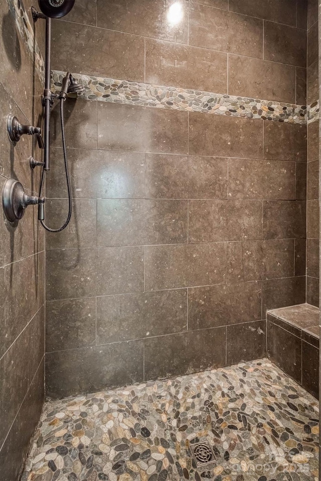 2101 October Dr Unit 150, Nebo, NC 28761 - full bath featuring a tile shower