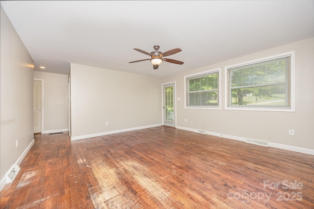 164 Dogtrot Rd, Mocksville, NC 27028 - spare room featuring ceiling fan and wood finished floors