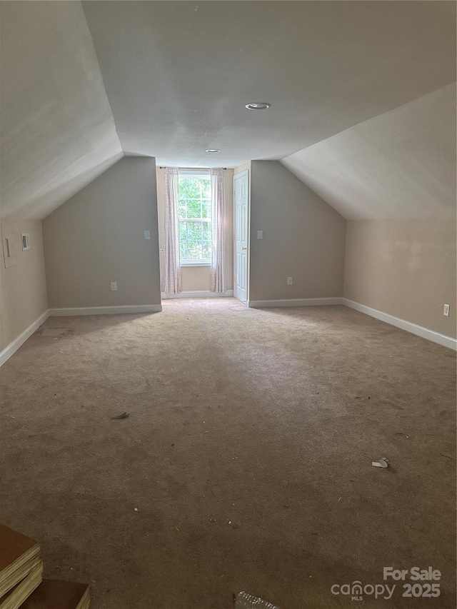 423 Crocus Ln, Sylva, NC 28779 - additional living space featuring vaulted ceiling and carpet