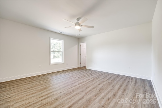 3248 Ferguson Long Rd, York, SC 29745 - empty room with wood finished floors and ceiling fan