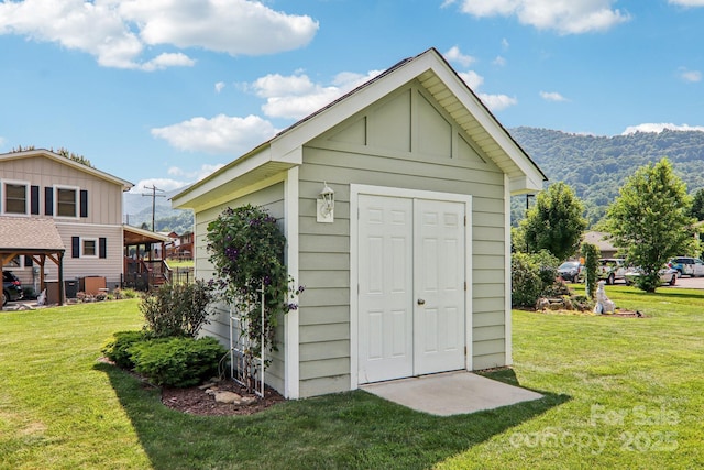 8 Amos Ct, Maggie Valley, NC 28751 - view of shed featuring a mountain view