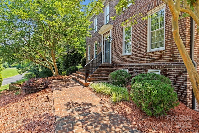 1019 Westlake Dr, Kannapolis, NC 28081 - doorway to property with brick siding