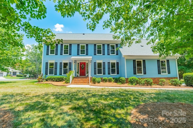6412 Boykin Spaniel Rd, Charlotte, NC 28277 - colonial house featuring a front yard
