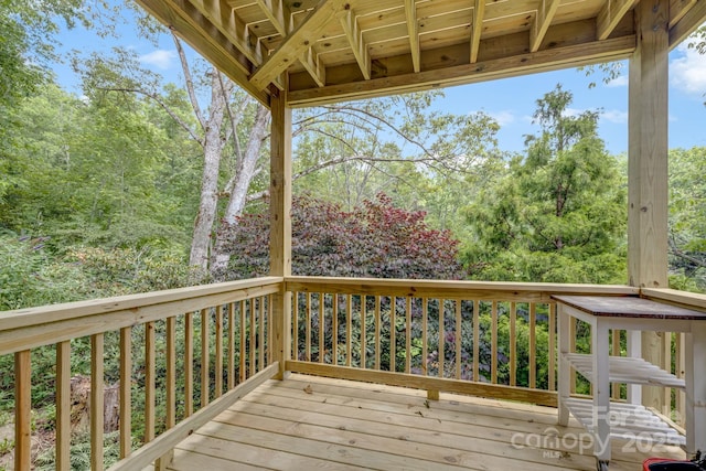 465 Youngs Gap Rd, Fletcher, NC 28732 - view of deck