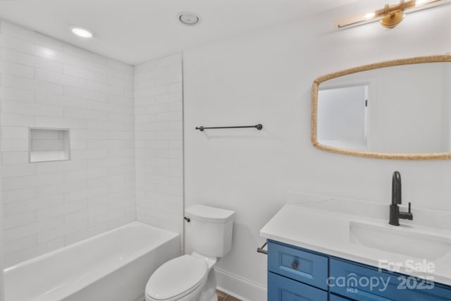 4349 Castleton Rd, Charlotte, NC 28211 - bathroom featuring vanity and  shower combination