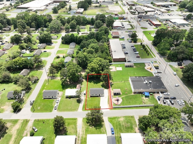 405 Jones St, Monroe, NC 28110 - aerial view of property's location with property parcel outlined