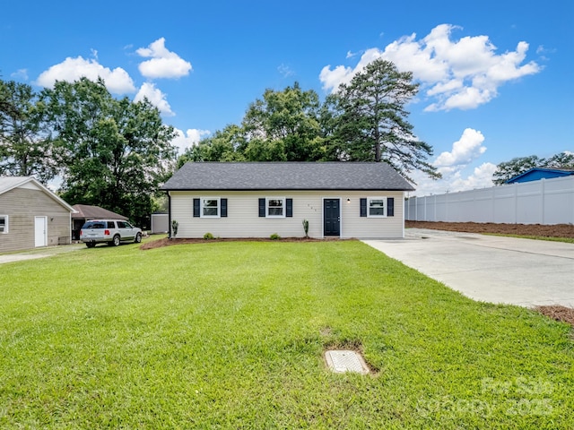405 Jones St, Monroe, NC 28110 - single story home with concrete driveway