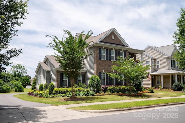 10818 Alvarado Way, Charlotte, NC 28277 - view of front of property with brick siding and a front yard
