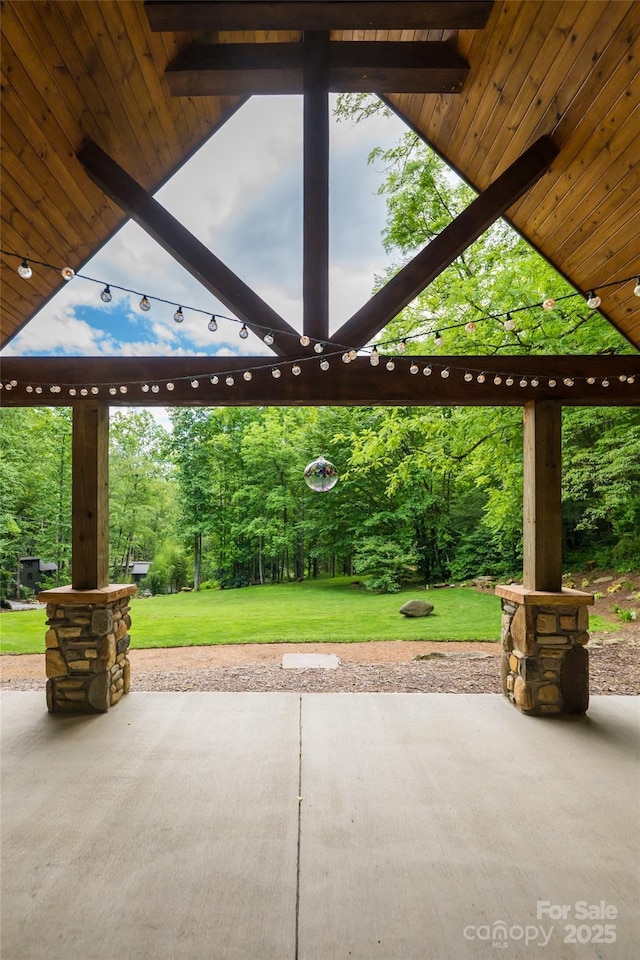 1037 Newberry Creek Rd, Old Fort, NC 28762 - view of patio / terrace