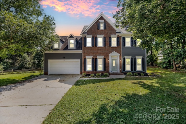 1581 Bluff Ct, Rock Hill, SC 29732 - view of front facade with concrete driveway and brick siding
