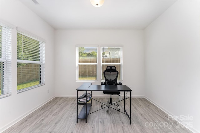 5010 Arbordale Way, Mount Holly, NC 28120 - office featuring plenty of natural light and light wood-style floors