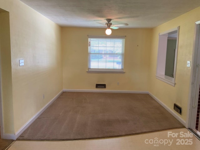 3009 Grier St, Newton, NC 28658 - carpeted empty room featuring a ceiling fan and baseboards