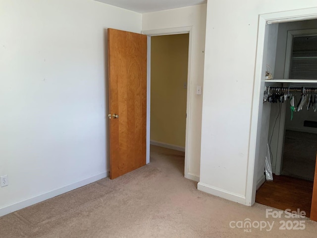 3009 Grier St, Newton, NC 28658 - unfurnished bedroom with light carpet and a closet