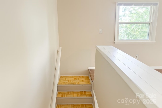 123 Avondale Ridge Rd, Asheville, NC 28803 - stairs with baseboards