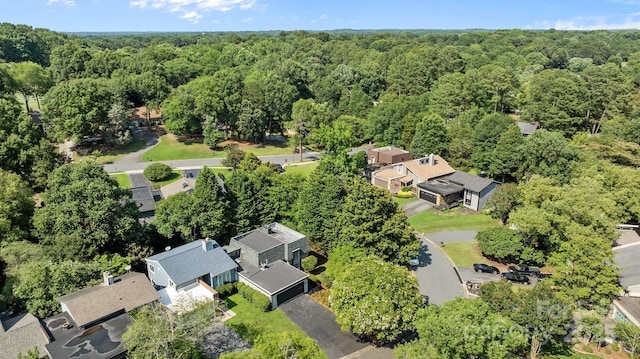 4208 Burning Tree Dr, Charlotte, NC 28277 - view of property location with a heavily wooded area and nearby suburban area