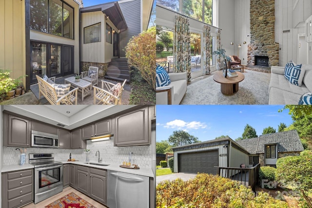 4208 Burning Tree Dr, Charlotte, NC 28277 - view of a document with a collage of images