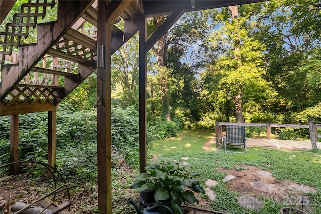 6632 Candlewood Dr, Charlotte, NC 28210 - view of grassy yard