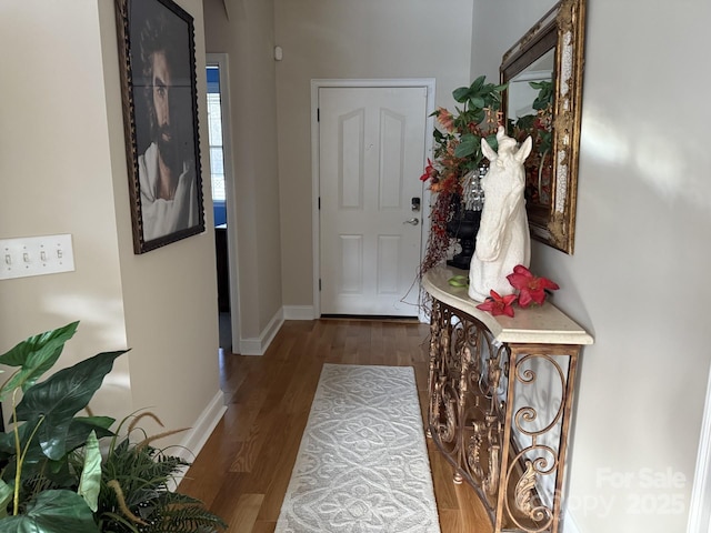 860 Wynnshire Dr, Hickory, NC 28601 - entryway featuring wood finished floors and baseboards