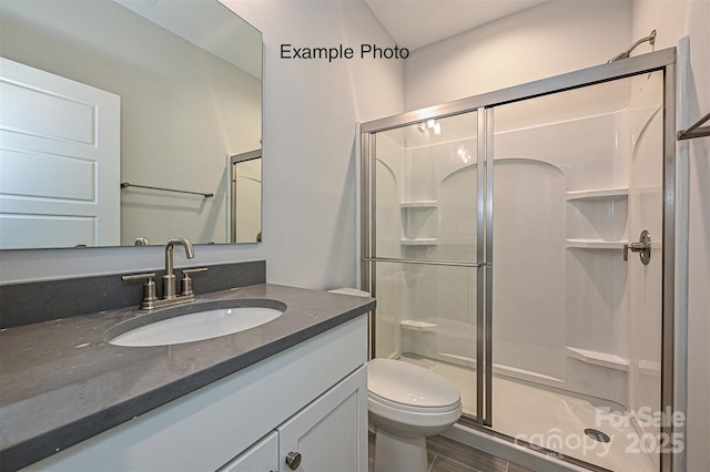 6140 Balham Ct Unit Ken0059, Charlotte, NC 28215 - full bathroom with a stall shower and vanity