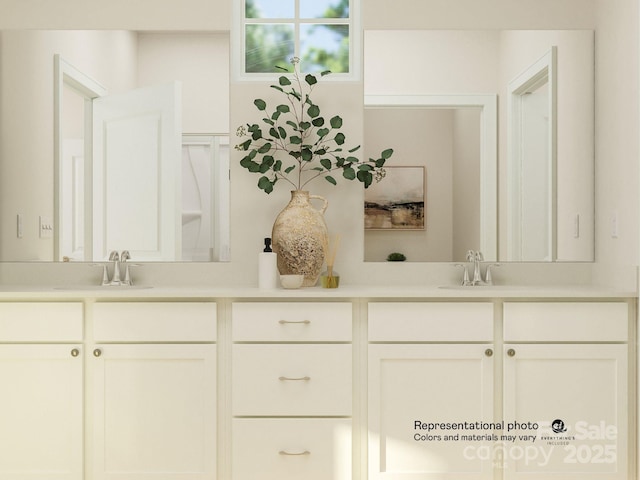 233 Runner Stone Ln, Fort Mill, SC 29715 - bathroom with double vanity