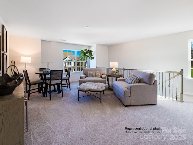 1016 Lookout Shoals Dr, Fort Mill, SC 29715 - view of carpeted living room