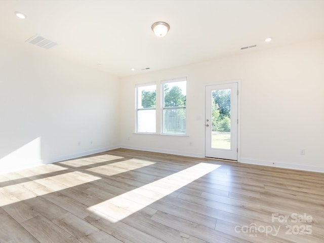 1206 Pebble Grove Dr, Clover, SC 29710 - unfurnished room featuring wood finished floors and recessed lighting