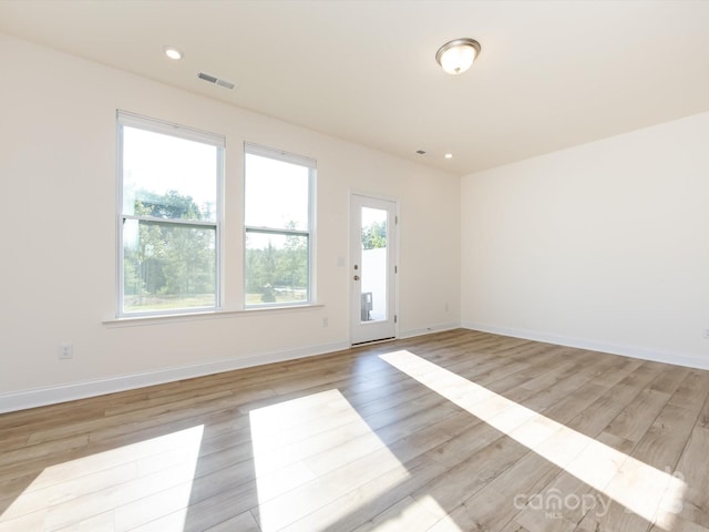 1206 Pebble Grove Dr, Clover, SC 29710 - entryway with light wood-style flooring and recessed lighting