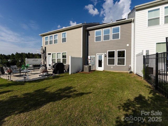 1206 Pebble Grove Dr, Clover, SC 29710 - back of house with a fenced backyard and a patio