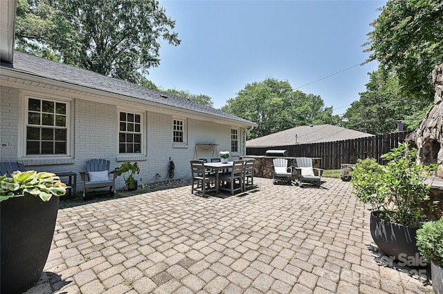 5301 Addison Dr, Charlotte, NC 28211 - view of patio featuring outdoor dining area