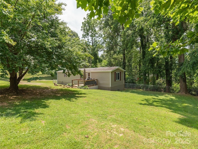 5 Shenandoah Rd, Asheville, NC 28805 - view of yard featuring a deck
