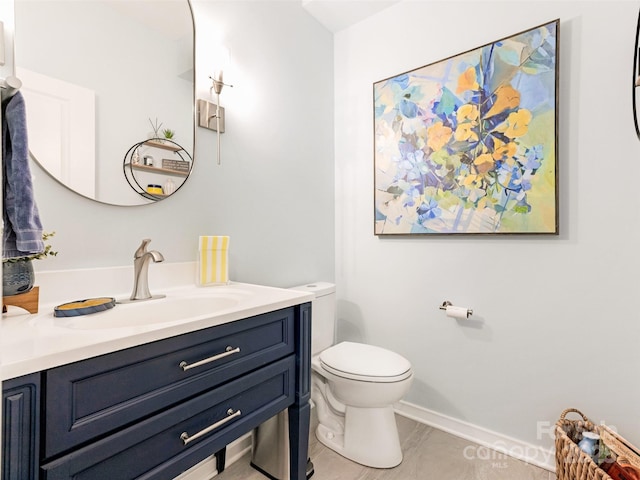 342 Battery Cir, Clover, SC 29710 - bathroom with vanity and tile patterned flooring