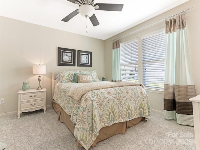 342 Battery Cir, Clover, SC 29710 - carpeted bedroom with baseboards and a ceiling fan