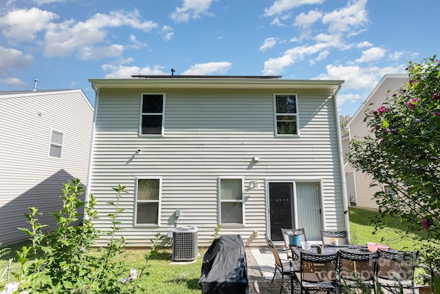 5448 Wyalong Dr, Charlotte, NC 28227 - rear view of property with outdoor dining area and a patio area
